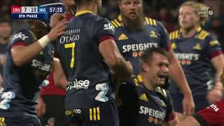 Crusaders vs Highlanders SKY SUPER RUGBY AOTEAROA ROUND 6 [upl. by Anihsit]