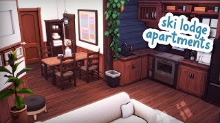 Ski Lodge Apartments 🎿  The Sims 4 Speed Build [upl. by Wolfram]