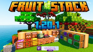 MOD DE COMIDA PARA TU MINECRAFT  Fruit Stack 1201 [upl. by Dyol]