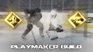 EASHL 3s PLAYMAKER BUILD NHL24 [upl. by Brenan]