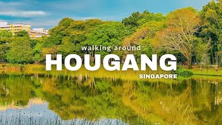 WALKING AROUND HOUGANG SINGAPORE  7000 Steps morning exercise life at 40s [upl. by Oitaroh771]