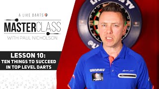 A Live Darts Masterclass  Lesson 10  Ten top tips for darts success [upl. by Wiltsey]