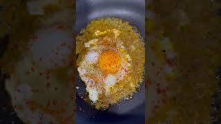 Fried egg in sofrito with tajin [upl. by Sundin]