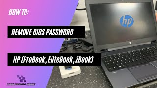 Remove Bios Password  HP UEFI Laptops ProBook EliteBook ZBook [upl. by Hagan]