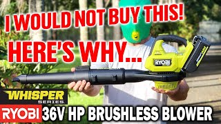 My Old Ryobi Blower performs BETTER than their new one Ryobi 36V HP Brushless Garden Blower [upl. by Adnyc281]