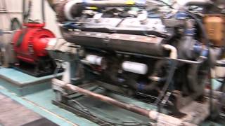 Detroit Diesel 16V92TA DDECIII Marine Eng Dyno [upl. by Stacey]