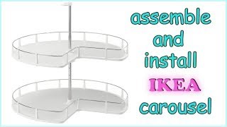 How to Assemble and Install Ikea Carousel  UTRUSTA [upl. by Eicnahc354]