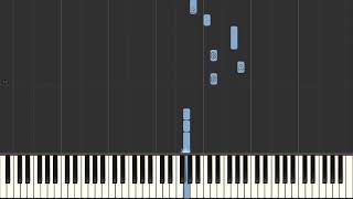 Mike Judge Beavis And Butthead Theme Easy Piano Tutorial Synthesia Right Hand Only [upl. by Anhej618]