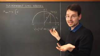 MathePlus  Video 84 a Kreisfläche durch Integration [upl. by Bordiuk]