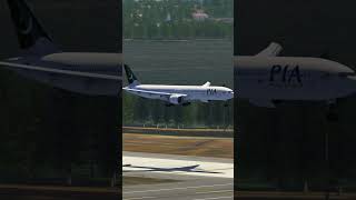 PIA Airlines Landing aviation airport planeslive [upl. by Walcott]