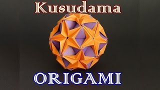 Kusudama Star Estrela  Montando Ptbr [upl. by Padraic]