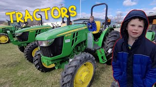 TRACTOR VIDEOS  Tractors ZeroTurn Mowers and more Lawn mower videos for Toddlers [upl. by Lraep]