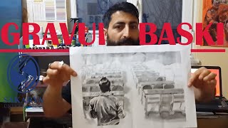 GRAVÜR BASKI NASIL YAPILIR AQUATINT TEKNİĞİ İLE GRAVÜR BASKI Aquatint printing [upl. by Nuahsar]