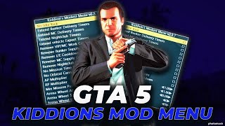 GTA 5 Mod Menu  GTA 5 Kiddions Mod Menu 101  GTA 5 Online  Undetected  Última versão [upl. by Hestia]