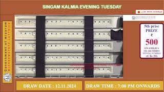 🔴LOTTERY LIVE SINGAM 0700 PM 12112024 MANIPUR STATE LOTTERY BTC LIVE [upl. by Gignac]