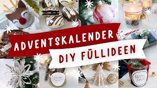 Adventskalender günstig selbst befüllen und selber machen 24 selbstgemachte DIY Ideen  TRYTRYTRY [upl. by Roel389]