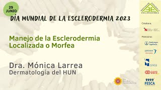 Morfea  Jornada Presencial Dia Mundial de la Esclerodermia 2023  Dra Mónica Larrea [upl. by Ardnu]