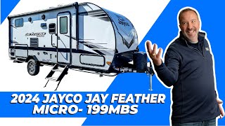 2024 Jayco Jay Feather Micro 199MBS  RV Review [upl. by Arela]