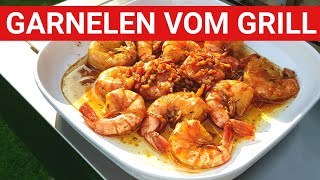 ♨️ GRILLBLITZ Garnelen perfekt vom Grill BBQ Tutorial Black Tiger Prawns Gambas Scampi Shrimps [upl. by Deevan]