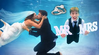 We Got MARRIED UNDERWATER 💍 [upl. by Sibyls826]