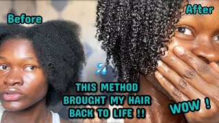 WASH DAY ROUTINE FOR DRY NATURAL HAIR  type 4 ✨🙌🏾 [upl. by Natanhoj178]