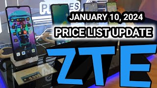 ZTE PRICES UPDATE BLADE V40BLADE V41 vita 5GV40sBlade V50Nubia Neo 5GNubia Z50s Pro 5G [upl. by Itsur]