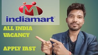 Indiamart Job Vacancies 2024 All India Jobs in indiamart [upl. by Veradi]