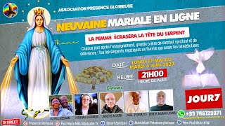 NEUVAINE MARIALE EN LIGNE  JOUR7 [upl. by Shaff]