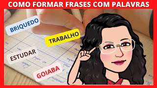 🌟APRENDA A FORMAR FRASES COM PALAVRAS ALEATÓRIAS Profª Nádja Sicleide🌟 [upl. by Attenohs949]