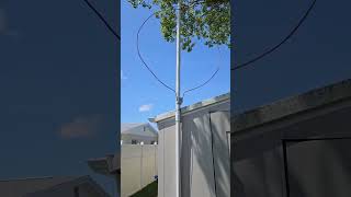 Experimental MLA 30 PLUS antenna with 3 ft copper loop Testing videos coming [upl. by Ybbob]