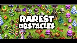 Clash of clans All rarest obstacles remove😱 [upl. by Sirmons]