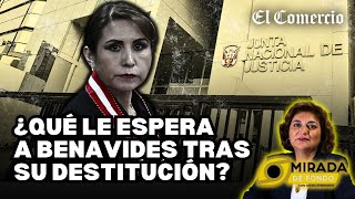 PATRICIA BENAVIDES JNJ la destituye de su cargo de FISCAL DE LA NACIÓN  Mirada de Fondo [upl. by Greeson44]