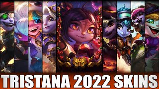 TRISTANA SKINS 2022  All Tristana Skins Including Firecracker Tristana [upl. by Adien426]