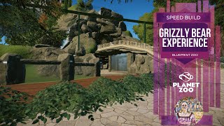 Planet Zoo  Grizzly Bear Restaurant Habitat  Speed Build [upl. by Langdon]