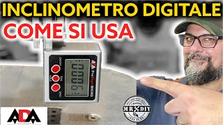 Come si usa un inclinometro digitale correttamente Goniometro digitale magnetico PRODIGIT MICRO [upl. by Limber]