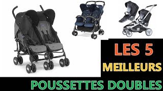 Les 5 Meilleures Poussettes Doubles 2021 [upl. by Newob220]