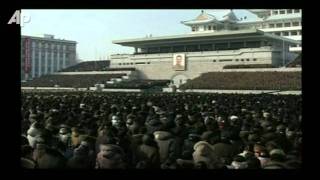 Raw Video North Korea Memorial for Kim Jong Il [upl. by Reichel468]