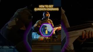 How To Get Easy Gunsmith Engrams destiny2 gaming [upl. by Ellicul260]