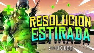 COMO PONER RESOLUCION ESTIRADA EN FORTNITE FACIL Y RAPIDO [upl. by Iru]