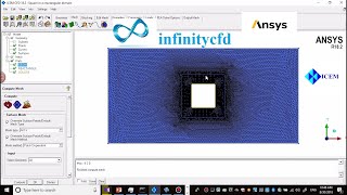 Generating an unstructured tri mesh density without a density box with boundary layer quad elements [upl. by Korella713]