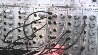 Doepfer A196 PLL Experiments with the Phase Locked Loop Basic Patching Part OneSequencer Patch [upl. by Aneroc]