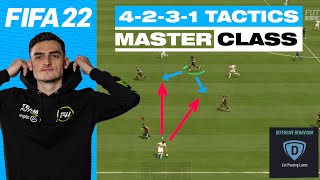 Play 4231 Custom Tactics like a Pro FIFA 22 Masterclass [upl. by Ahsimot]