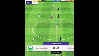 pls saudiarobe vs qatar football match football gaming [upl. by Ellenet803]