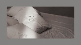 Taylor Swift  Guilty as Sin Official Lyric Video [upl. by Nnairda315]