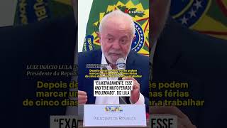 Lula quotExageramente esse ano teve muito feriado prolongadoquot [upl. by Giselbert]