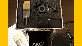 AKG C414 XLii Unboxing amp Package Review [upl. by Nylram94]