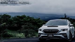 SUBARU LEVORG 4BAVN5 CB18 HKS Super Turbo Muffler [upl. by Fletch]