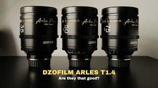 DZOfilm ARLES Primes  First Look and Lens Review [upl. by Yelik673]