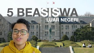 5 BEASISWA LUAR NEGERI GRATIS KURSUS BAHASA MEREKA TIDAK WAJIB TOEFL [upl. by Hastie]