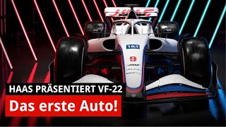 Haas F1 2022 Das ist Mick Schumachers neues Auto  Präsentation VF22 [upl. by Bivins]